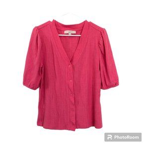 LOFT Women’s Sweater Cardigan Pink Size M